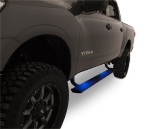 Nissan Titan Running Boards - AMP Research - PowerStep, Automatic Electric-Powered - Black - `16-`19